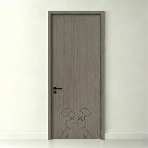 Aluminum wooden door