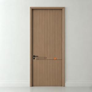 Aluminum wood door